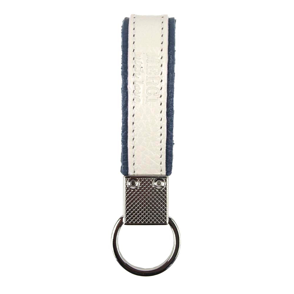 Chaveiro Edy Masculino Oceano com Off White Liso Pronta Entrega