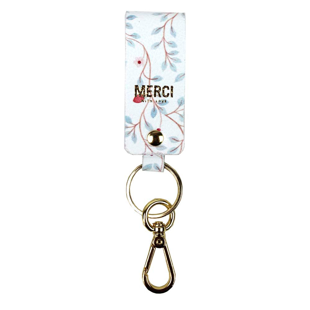 Chaveiro Meg Estampa Blossom Tecido Pronta Entrega