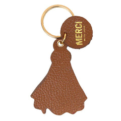 Chaveiro Nossa Senhora da Medalha Caramelo Liso Pronta Entrega