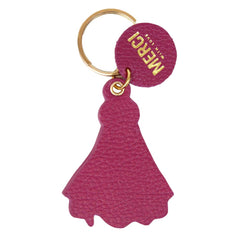 Chaveiro Nossa Senhora da Medalha Fúcsia Liso Pronta Entrega