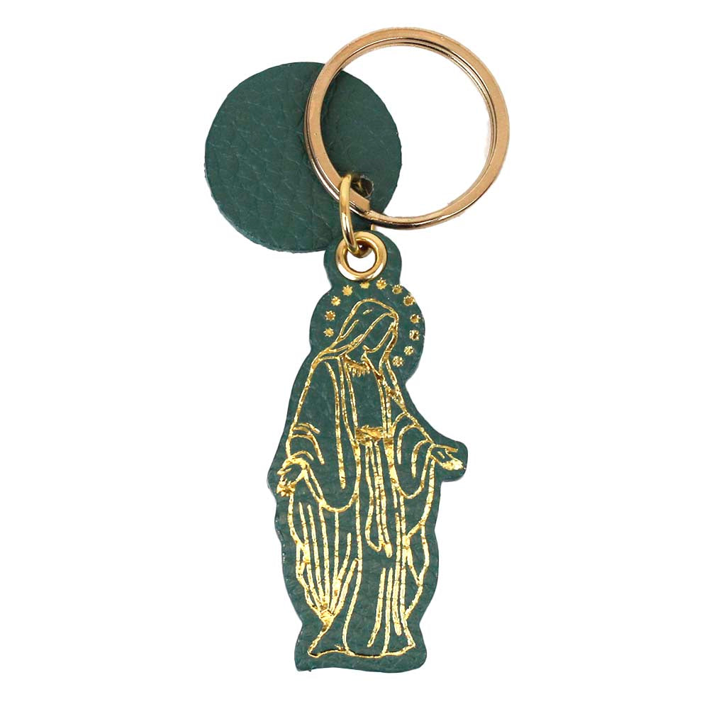 Chaveiro Nossa Senhora das Graças Esmeralda Pronta Entrega