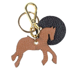 Chaveiro Cavalo Joca em Couro Personalizado