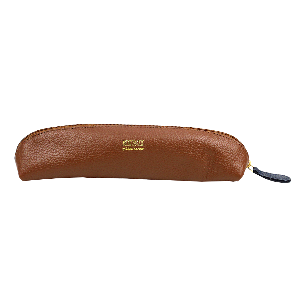 Estojo Eloah Caramelo Liso com Marinho Liso Pronta Entrega