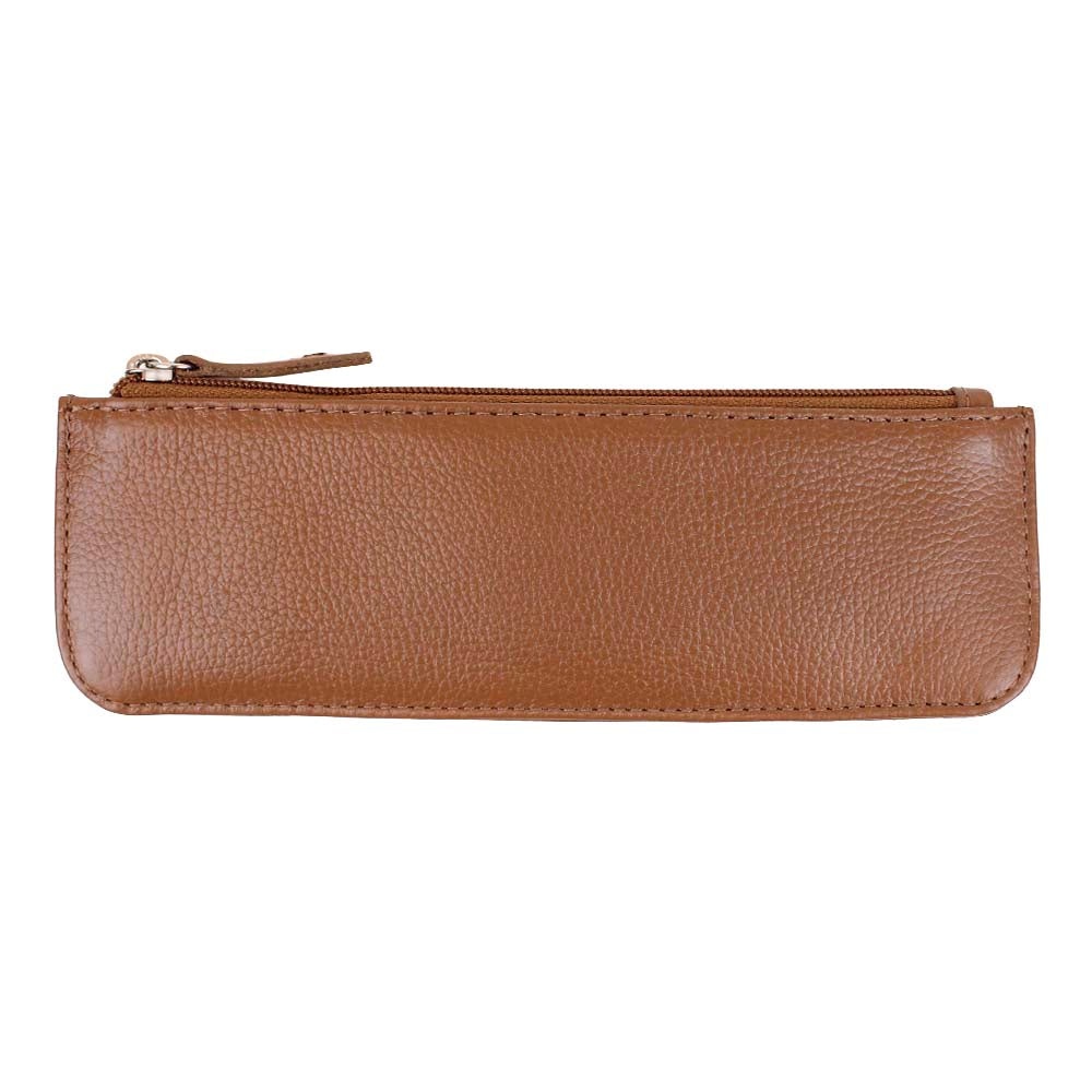 Estojo Lya Masculino Caramelo Liso Pronta Entrega