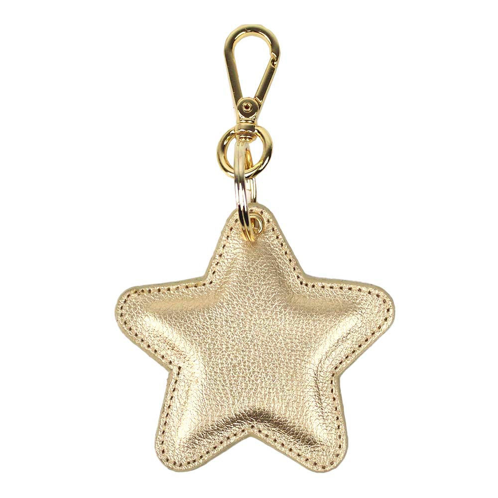 Chaveiro Estrela Dourado Pronta Entrega