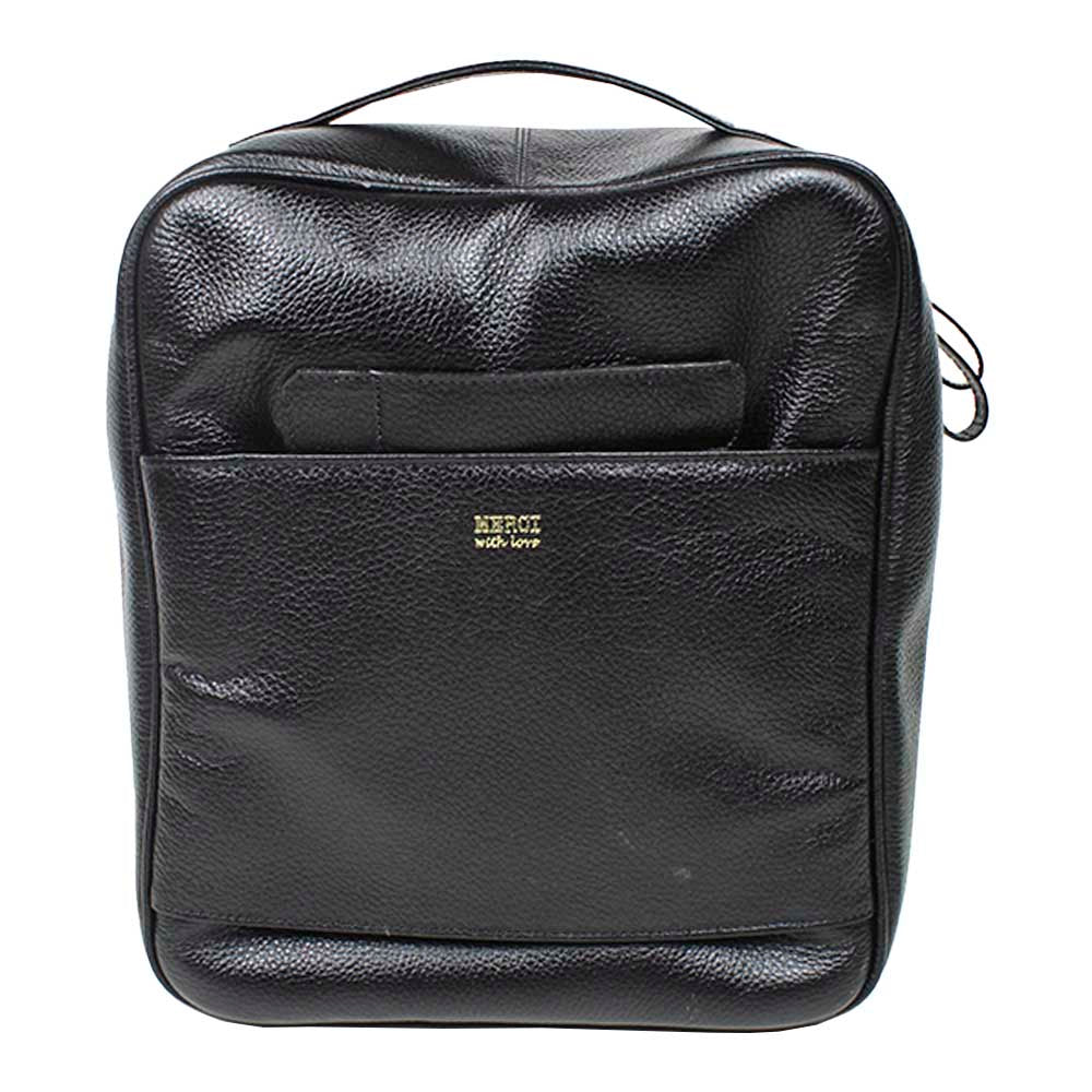 Extra Bag Preto Liso com Preto Paris Pronta Entrega