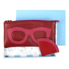 Kit Entrelinhas Vermelho Liso com Chiclete Pronta Entrega