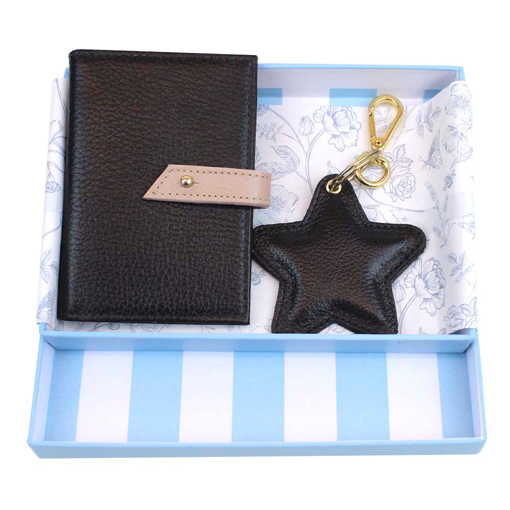 Kit Mommy Estrela Preto Liso com Rose Liso Pronta Entrega