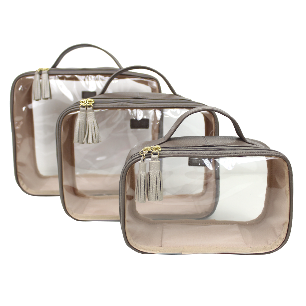 Kit Necessaire Crystal com 3 Fendi com Atmosfera Pronta Entrega