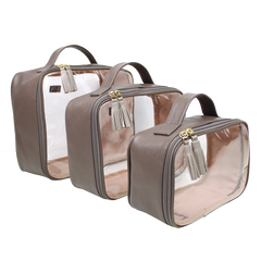 Kit Necessaire Crystal com 3 Fendi com Atmosfera Pronta Entrega