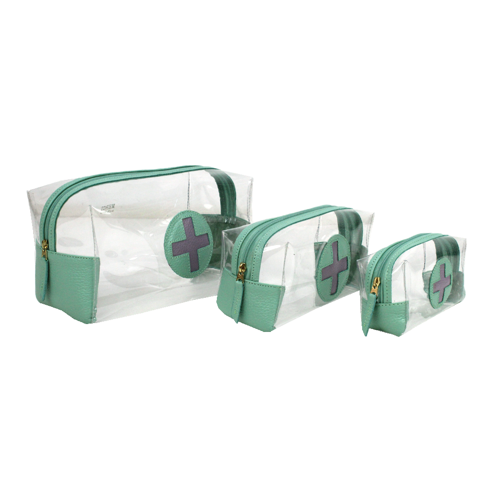 Kit Necessaire Farmacinha em Couro Personalizado