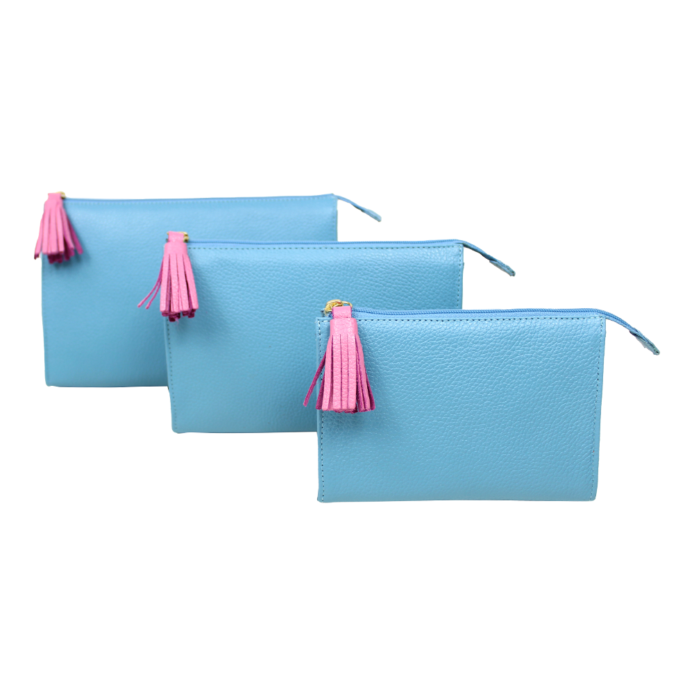 Kit Necessaire Louise em Couro Personalizada