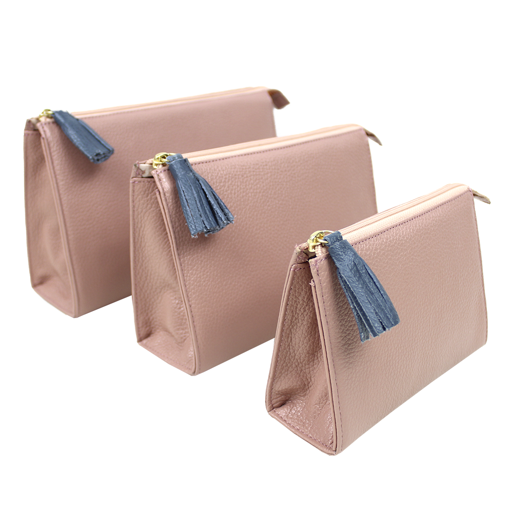Kit Necessaire Louise em Couro Personalizada