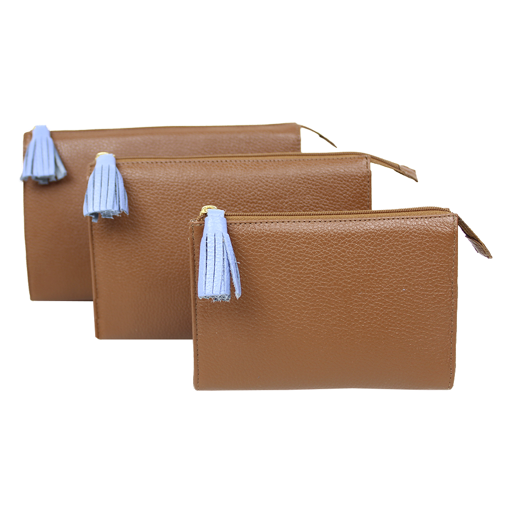Kit Necessaire Louise em Couro Personalizada
