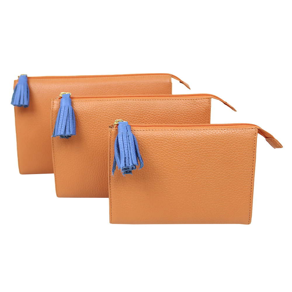 Kit Necessaire Louise em Couro Personalizada