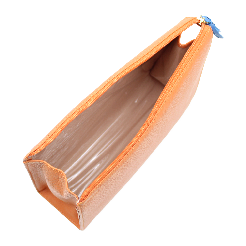 Kit Necessaire Louise Tangerina Liso com Beach Pronta Entrega