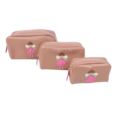 Kit Necessaire Fadinha em Couro Personalizado
