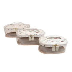 Kit Necessaire Aurora Crystal By Mariana Jabour Estampa Carros Pronta Entrega