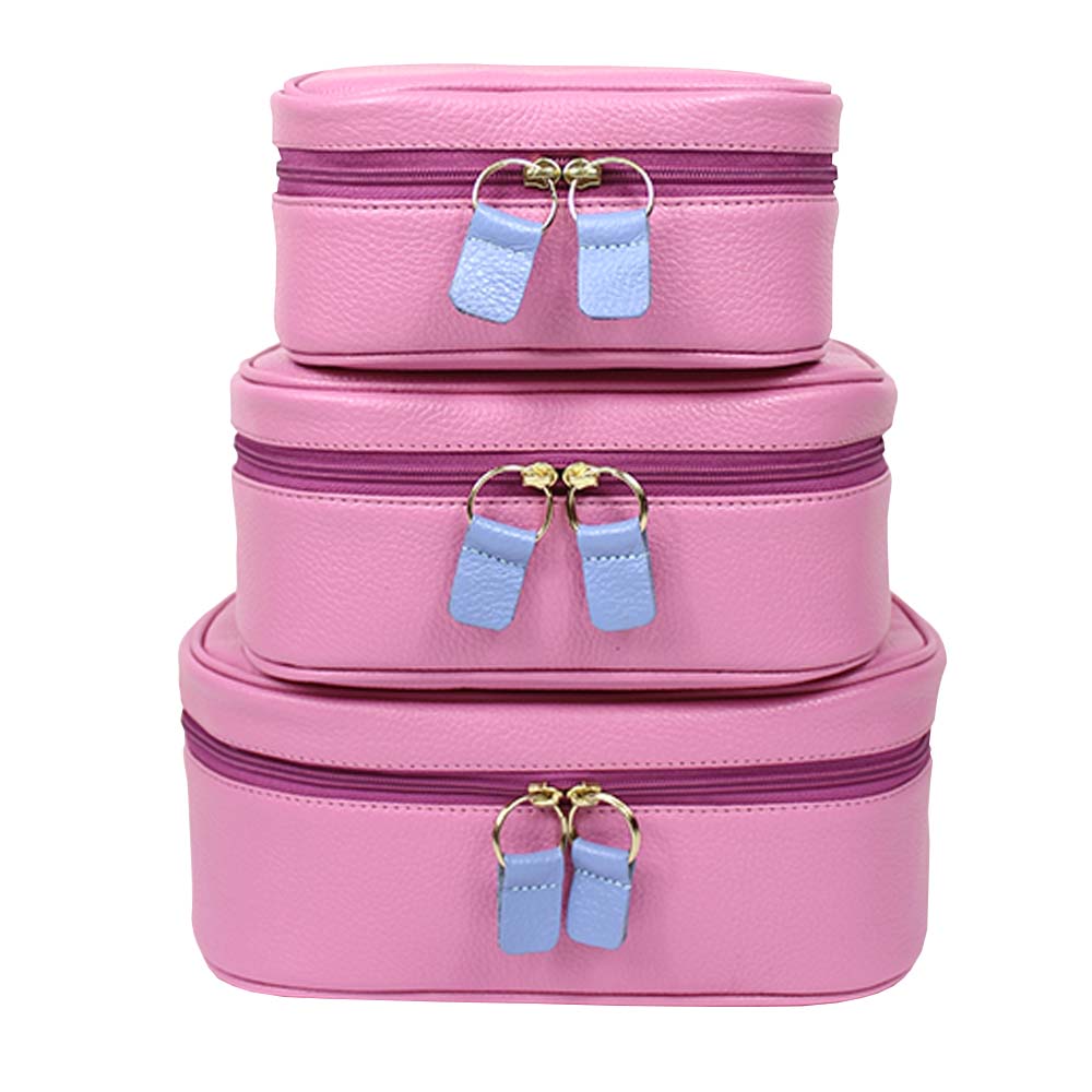 Kit Necessaire Aurora Rosa Orquídea com Sky Pronta Entrega
