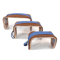 Kit Necessaire Betina Babado em Vinil e Couro Personalizado