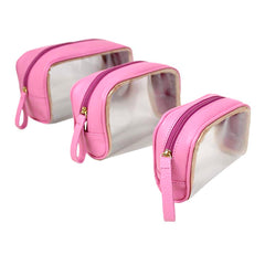 Kit Necessaire Betina Rosa Orquídea Pronta Entrega