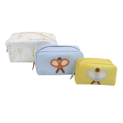 Kit Necessaire Raquete By Mariana Jabur Estampa Tennis Pronta Entrega