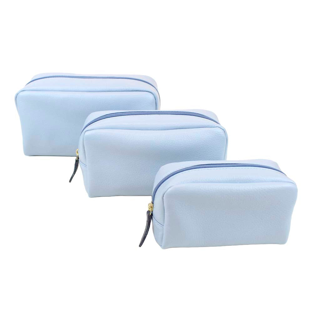Kit Necessaire Julie Azul Bebê Com Oceano Pronta Entrega