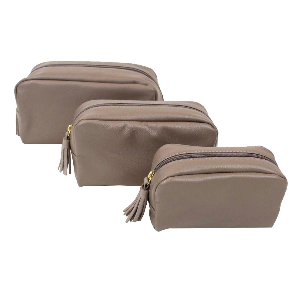 Kit Necessaire Julie com 3 Castor com Atmosfera Pronta Entrega