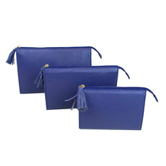 Kit Necessaire Louise Índigo Pronta Entrega