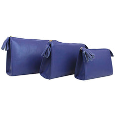 Kit Necessaire Louise Índigo Pronta Entrega