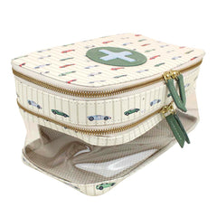 Necessaire Remédio Jumbo By Mariana Jabur Estampa Carros Couro Personalizada
