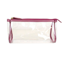 Necessaire Norah Crystal M Rosa Blush Pronta Entrega