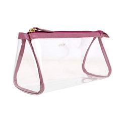 Necessaire Norah Crystal M Rosa Blush Pronta Entrega