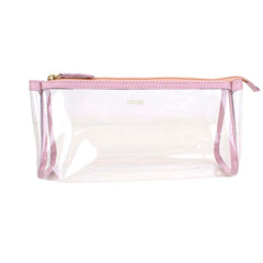 Necessaire Norah Crystal M Rosa Chá Pronta Entrega