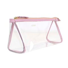 Necessaire Norah Crystal M Rosa Chá Pronta Entrega