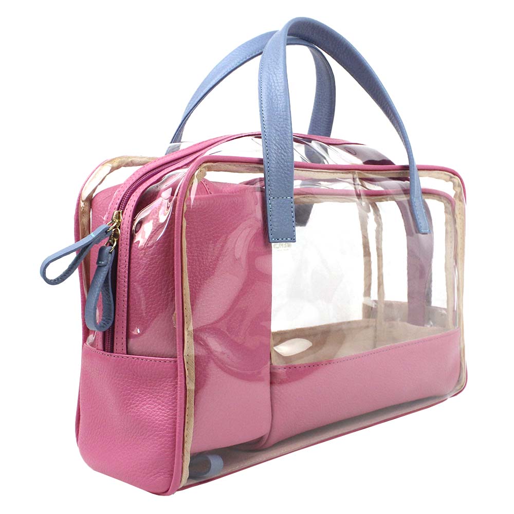 Kit Necessaire Vicky Rosa Orquídea com Sky Pronta Entrega