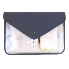 Pasta Envelope Dupla com Papelaria Oceano Pronta Entrega