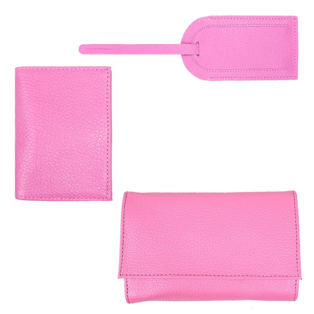 Kit Traveler - Organizadores de Viagem em Couro Personalizados