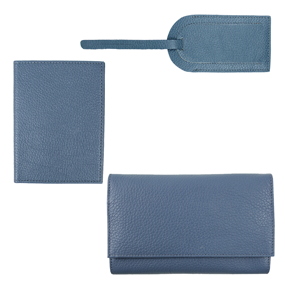 Kit Traveler - Organizadores de Viagem em Couro Personalizados