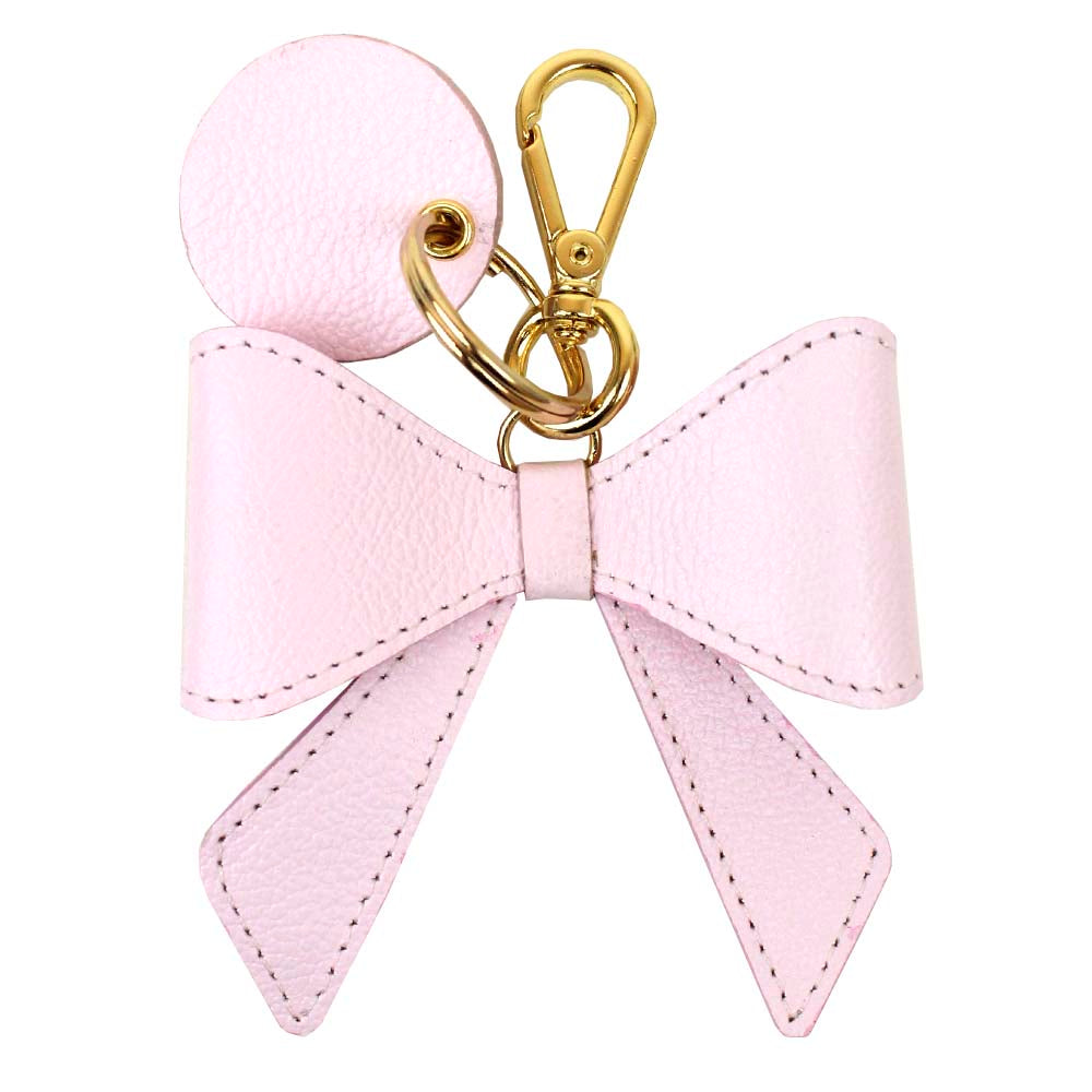 Chaveiro Laço Coquette Rosa Nuvem Pronta Entrega