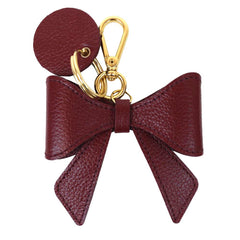 Chaveiro Laço Coquette em Couro Personalizado