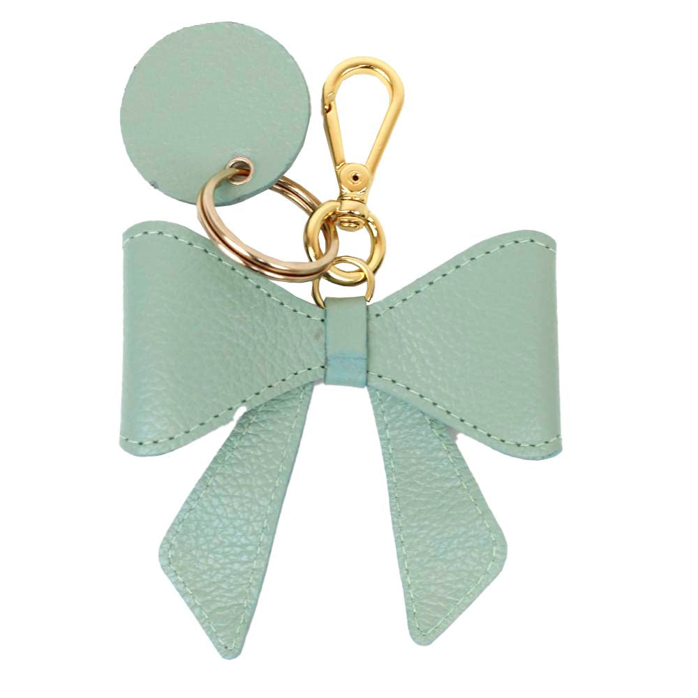 Chaveiro Laço Coquette Menta Liso Pronta Entrega