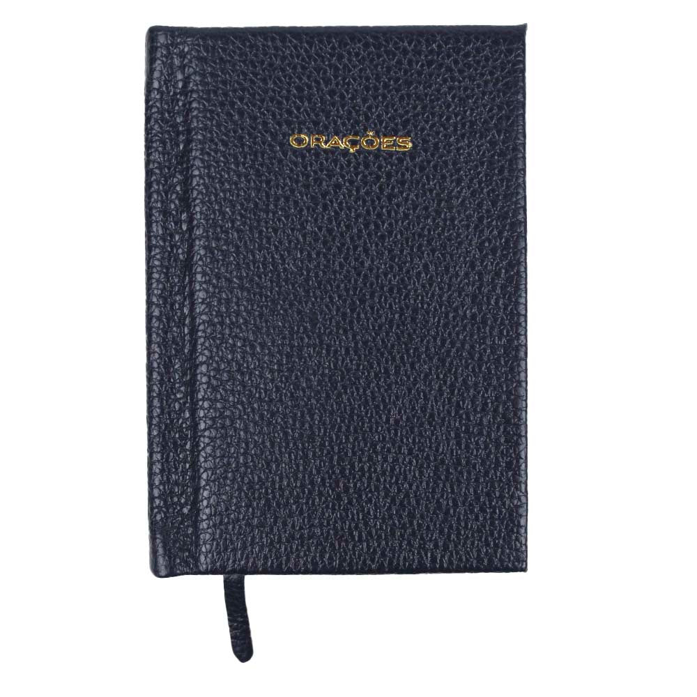 Livrinho de Orações Marinho Liso Pronta Entrega