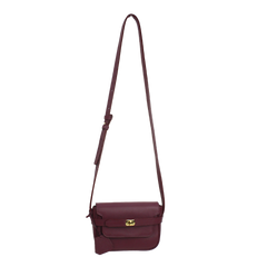 Bolsa Mini Adele Burgundy Liso Pronta Entrega