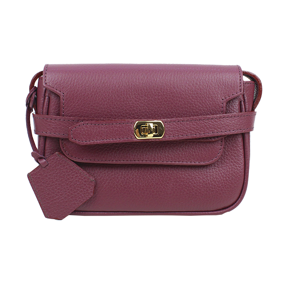 Bolsa Mini Adele Burgundy Liso Pronta Entrega