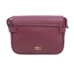 Bolsa Mini Adele Burgundy Liso Pronta Entrega