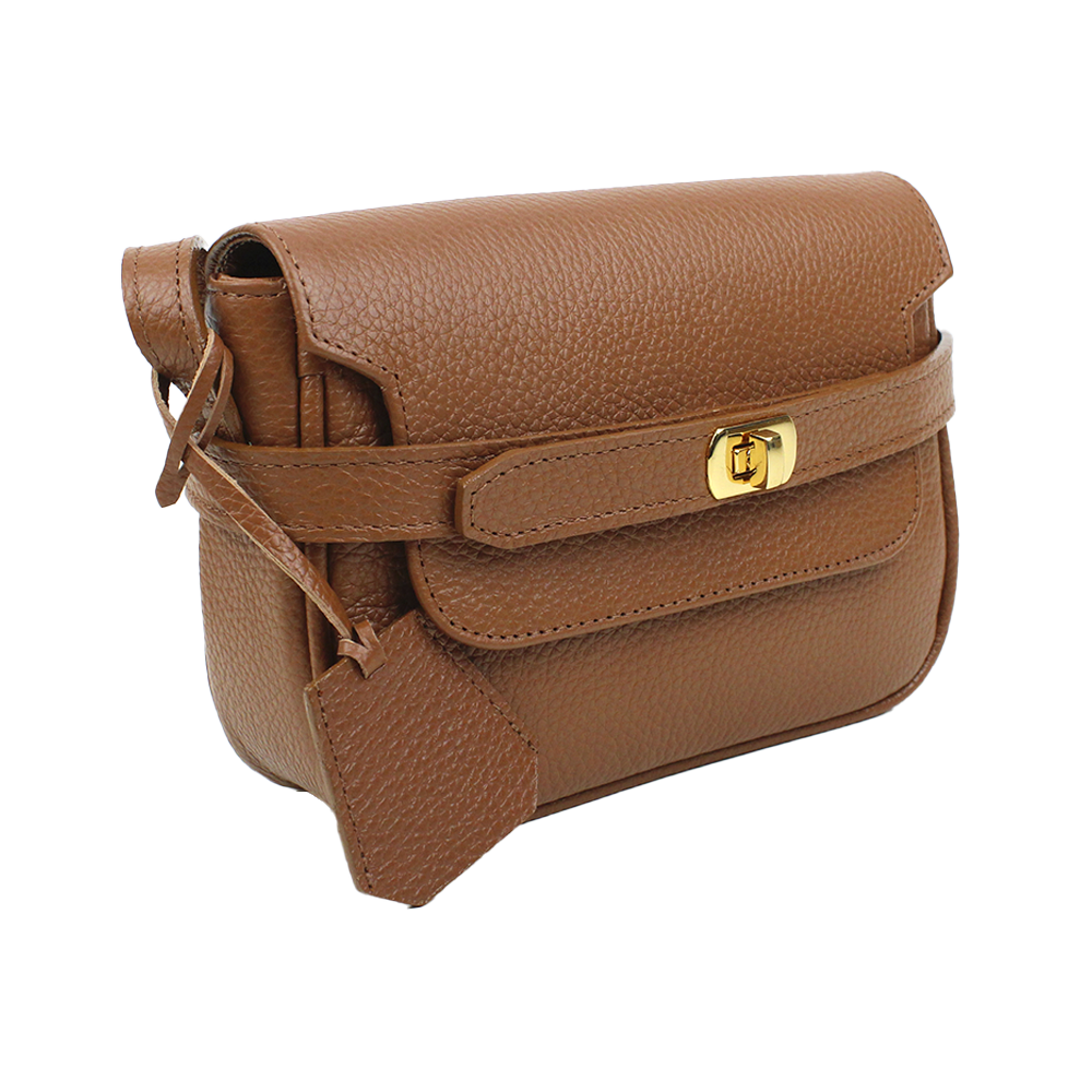 Bolsa Mini Adele Caramelo Liso Pronta Entrega
