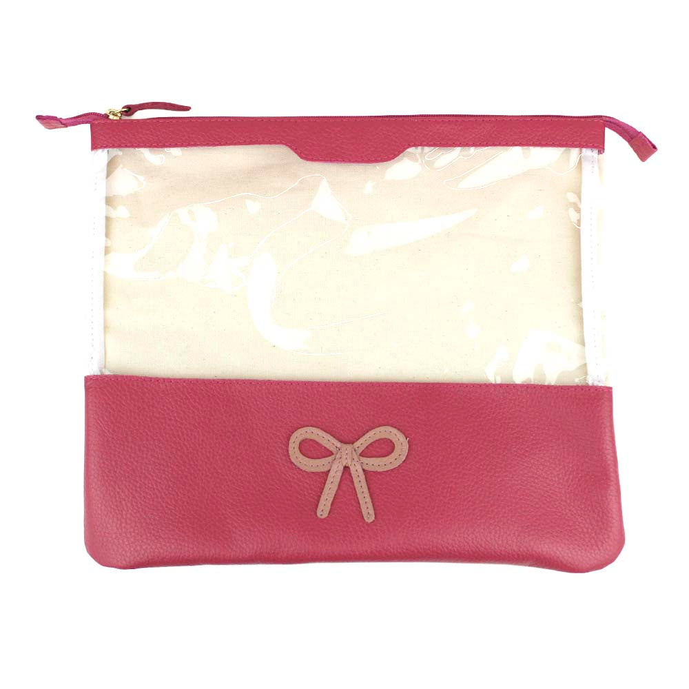 Mini Bag Look Laço Rococó Chiclete  com Algodão Doce Liso Pronta Entrega