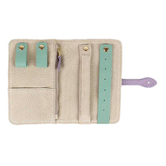 Porta Joias Mini Menta Liso com Lilás Liso Pronta Entrega