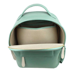 Mochila M com Porta Garrafa Tag Balão Otto em Couro Personalizada